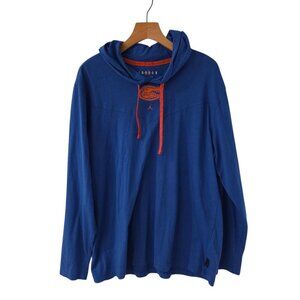 Jordan Florida Gators Hooded Shirt On Field Pullover Royal Blue Mens Large